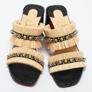 NIB Christian Louboutin Marivoudou Mules Sz 38
